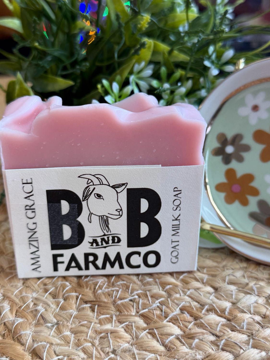 B&amp;B Goat Milk Soap - Amazing Grace 