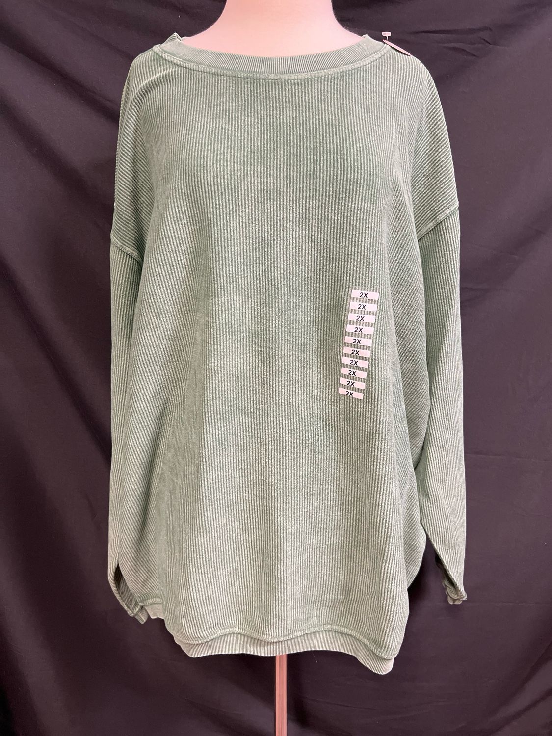 Green Corded Crew