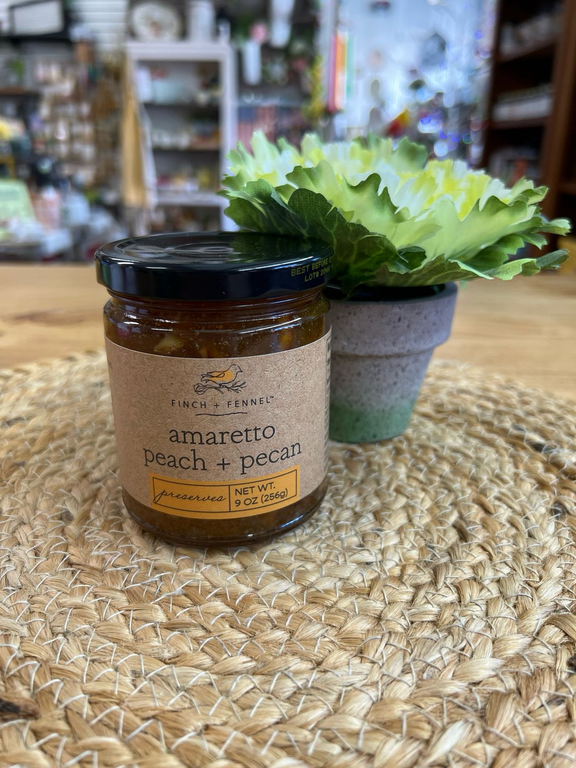 Finch &amp; Fennel Amaretto Peach Preserves