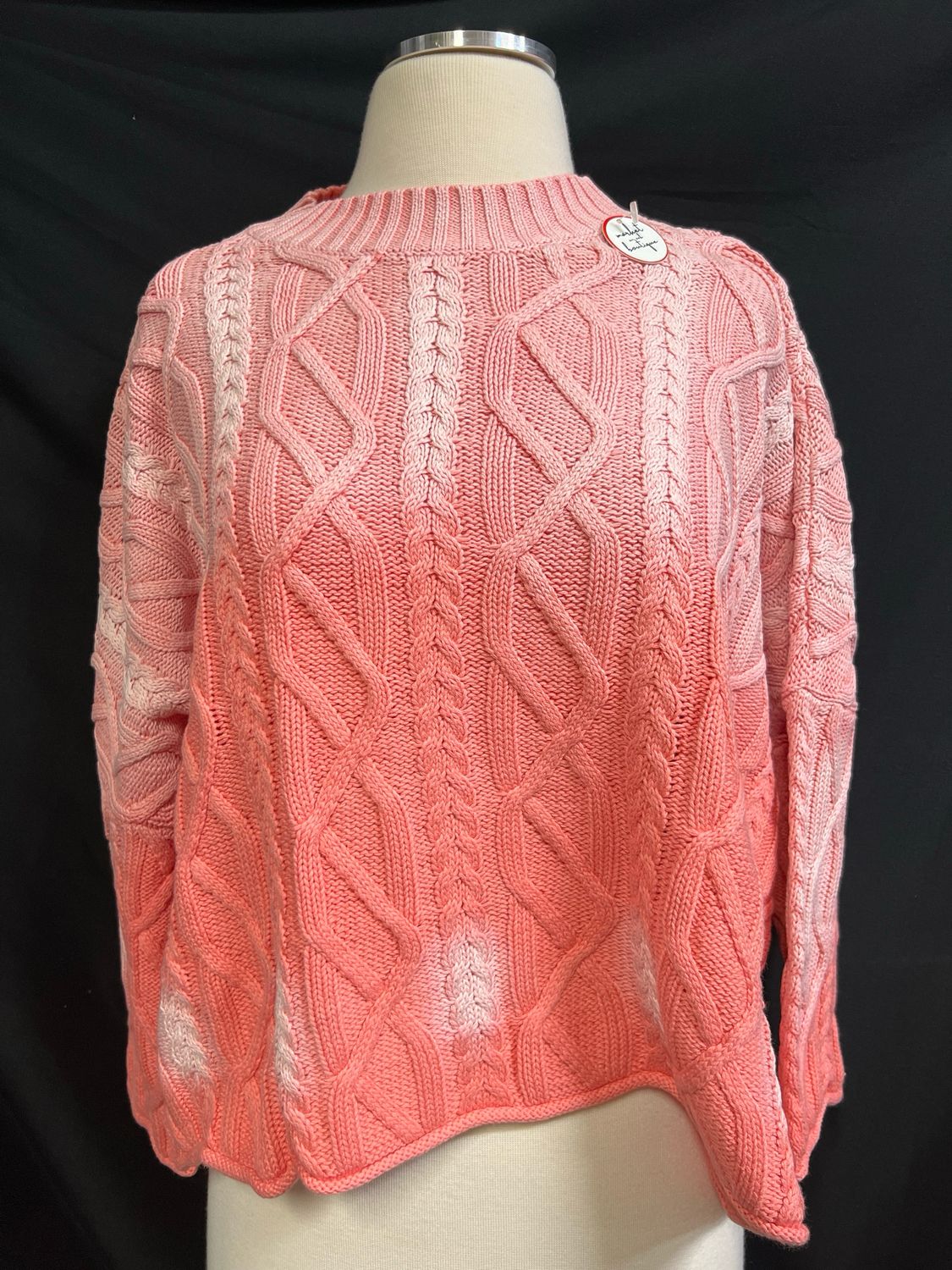 Slouchy Ombre Coral Sweater Slouchy Ombre Coral Sweater