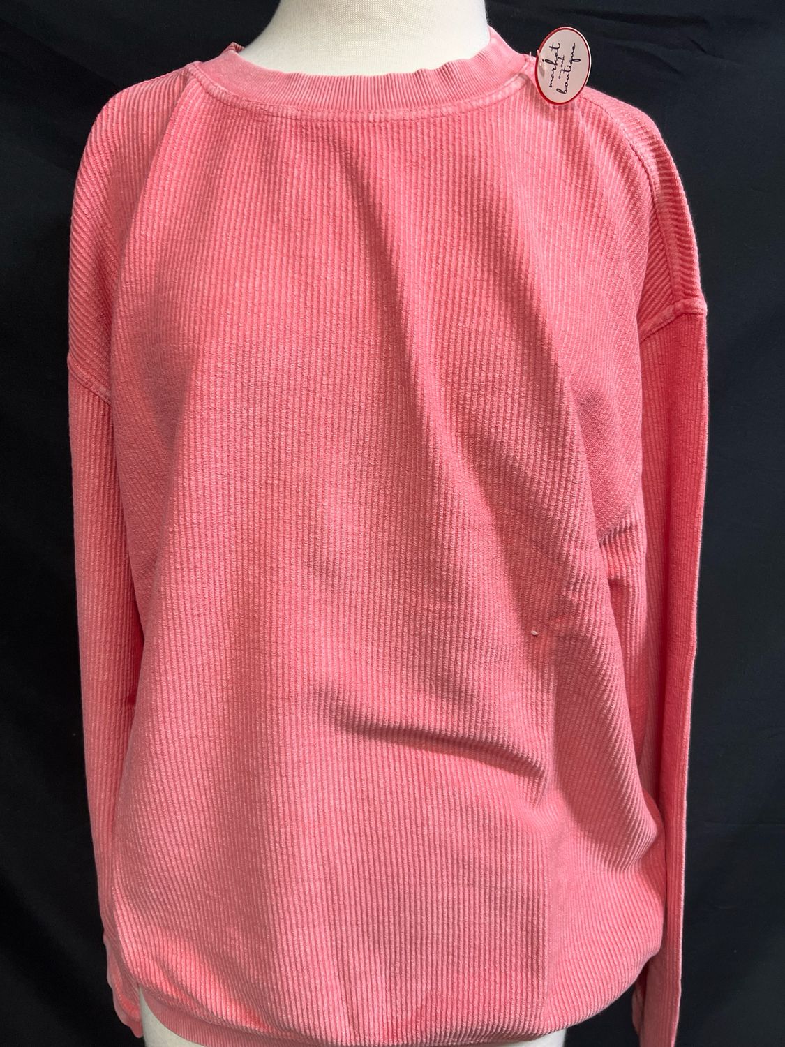 Tea Rose Corded Crew Tea Rose Corded Crew