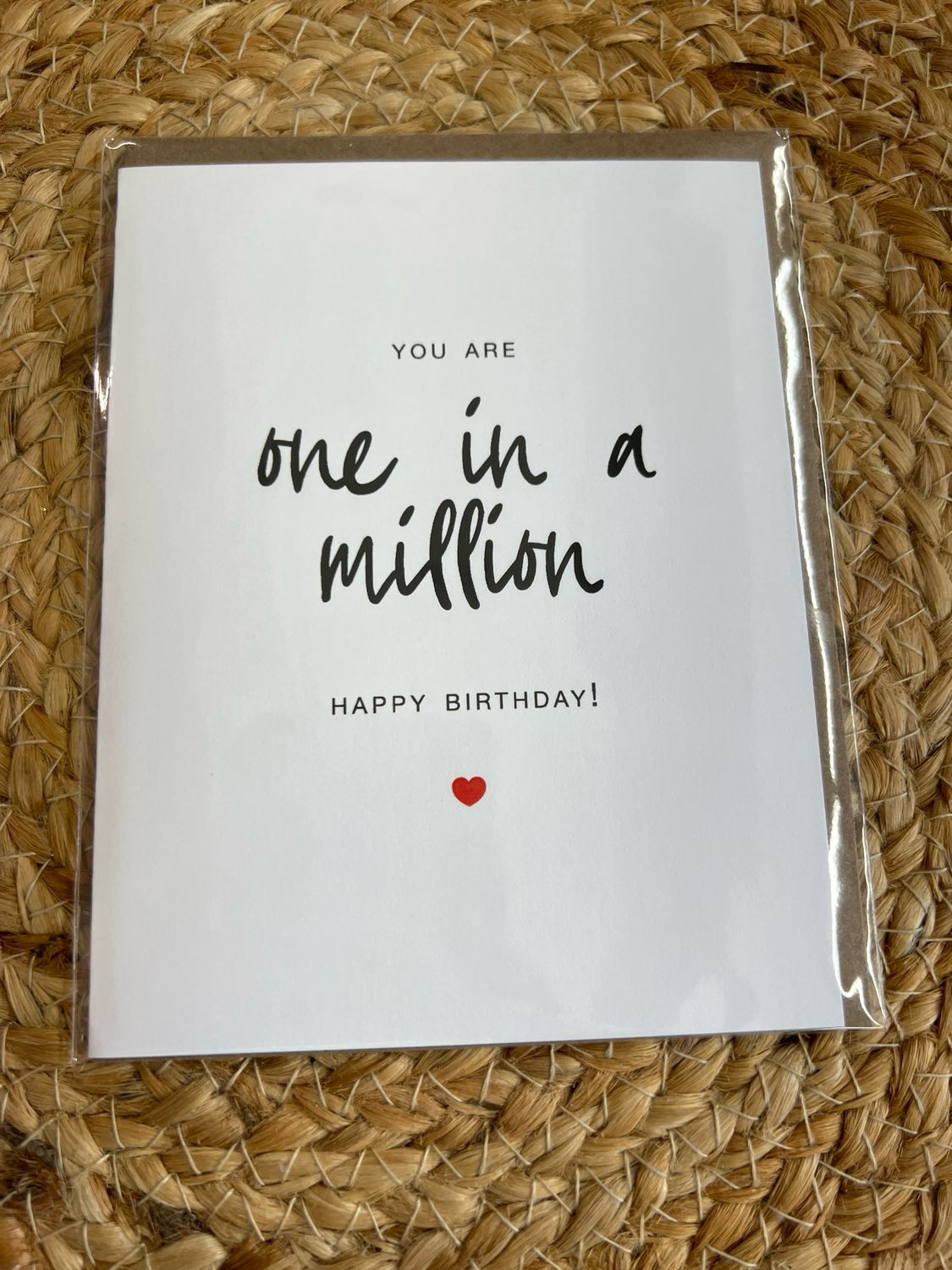 One in a Million Birthday Card One in a Million Birthday Card