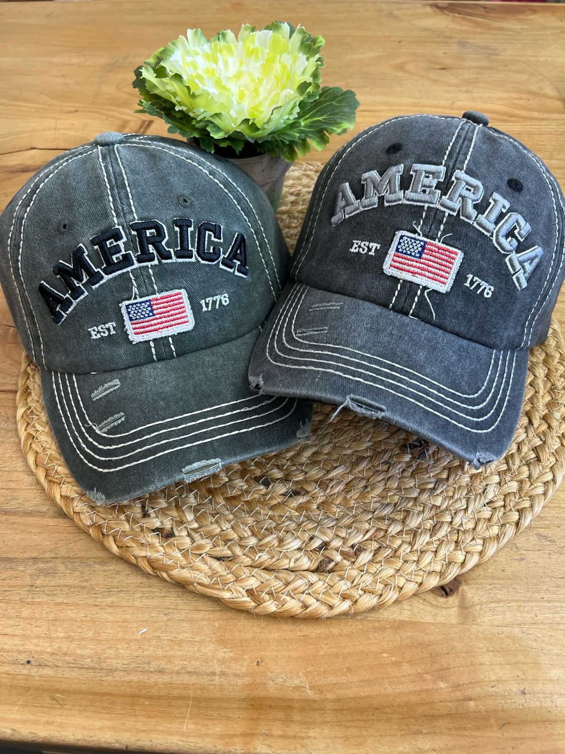 Vintage 1776 America Trucker Hat Vintage 1776 America Trucker Hat