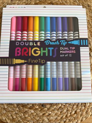 Double Brights Dual Tip Markers Set Double Brights Dual Tip Markers Set