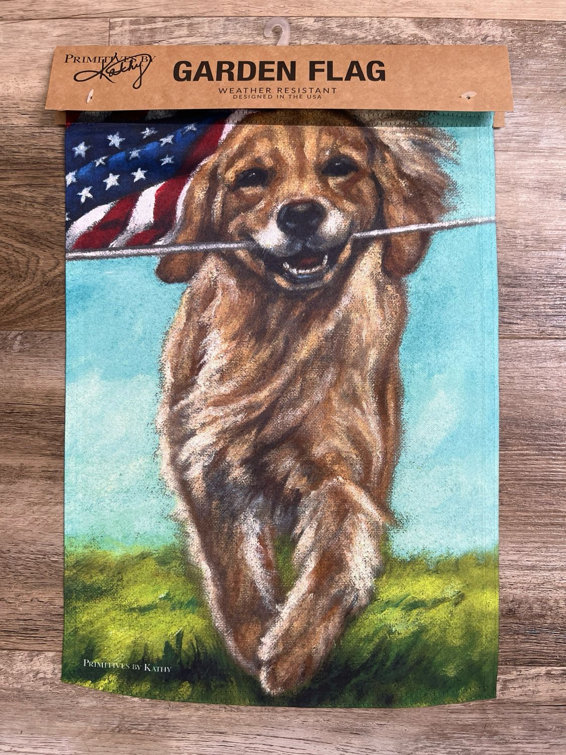 Running Dog Garden Flag