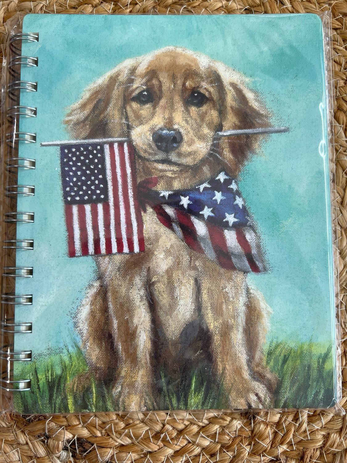 Golden Puppy Spiral Notebook Golden Puppy Spiral Notebook
