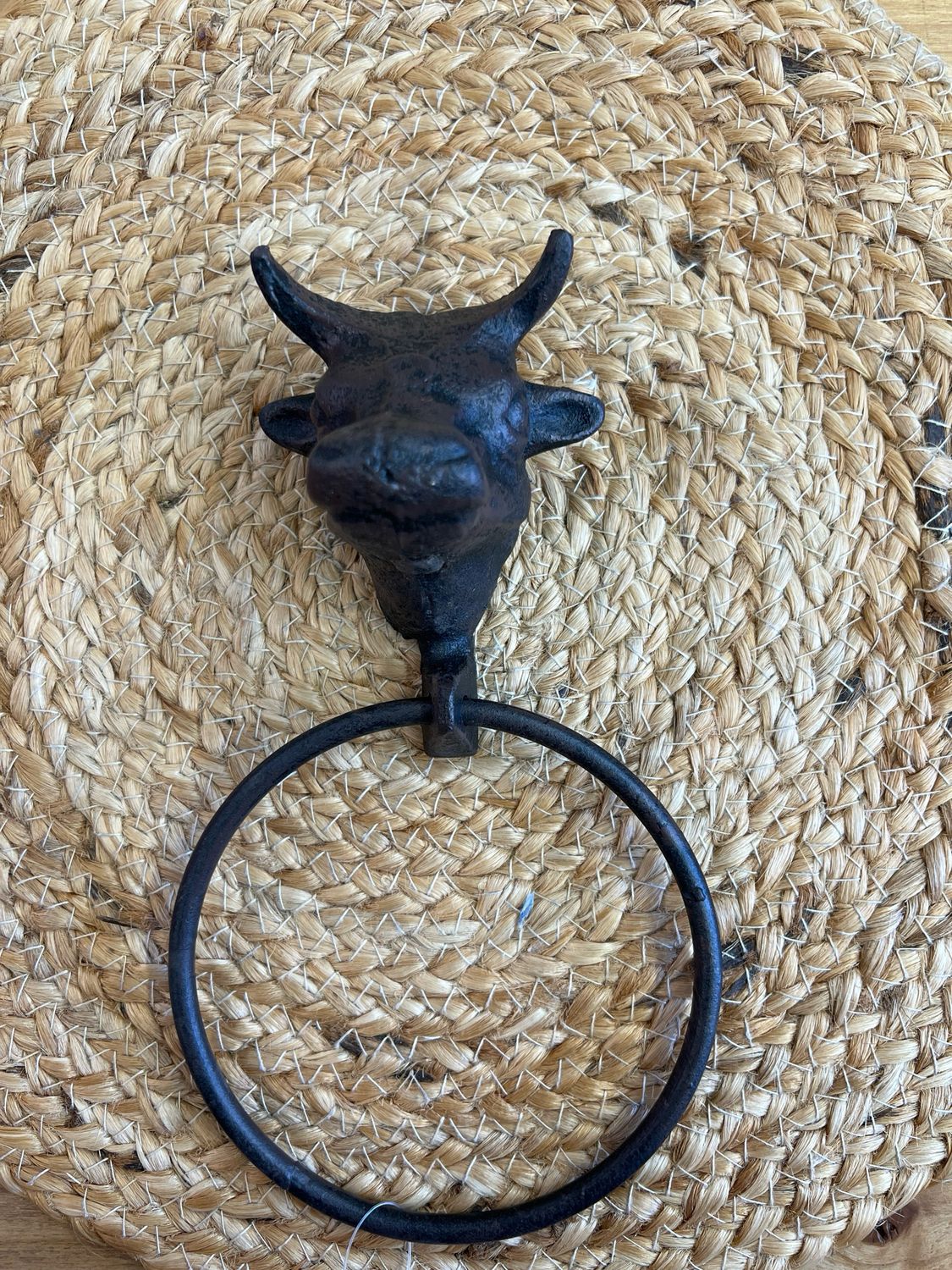 Bull Head Towel Ring Bull Head Towel Ring