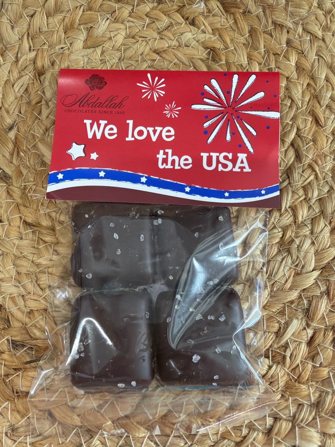 Abdallah 2.4oz We Love the USA Sea Salt Caramels Abdallah 2.4oz We Love the USA Sea Salt Caramels