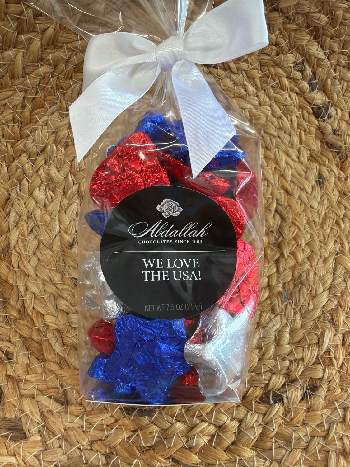 Abdallah 7.5oz We Love the USA Milk Chocolates