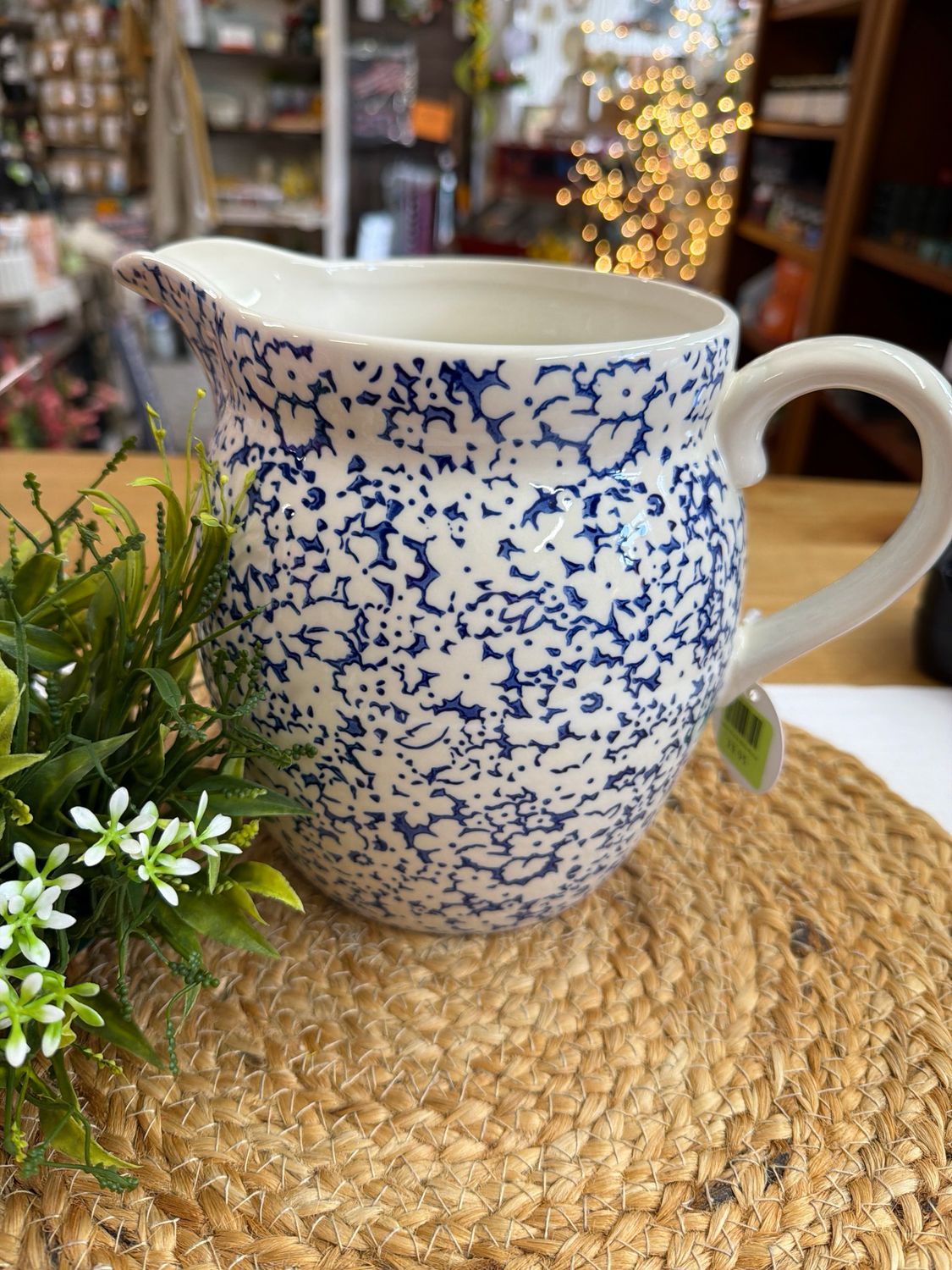 Lisbon Blue & White PItcher Lisbon Blue & White PItcher