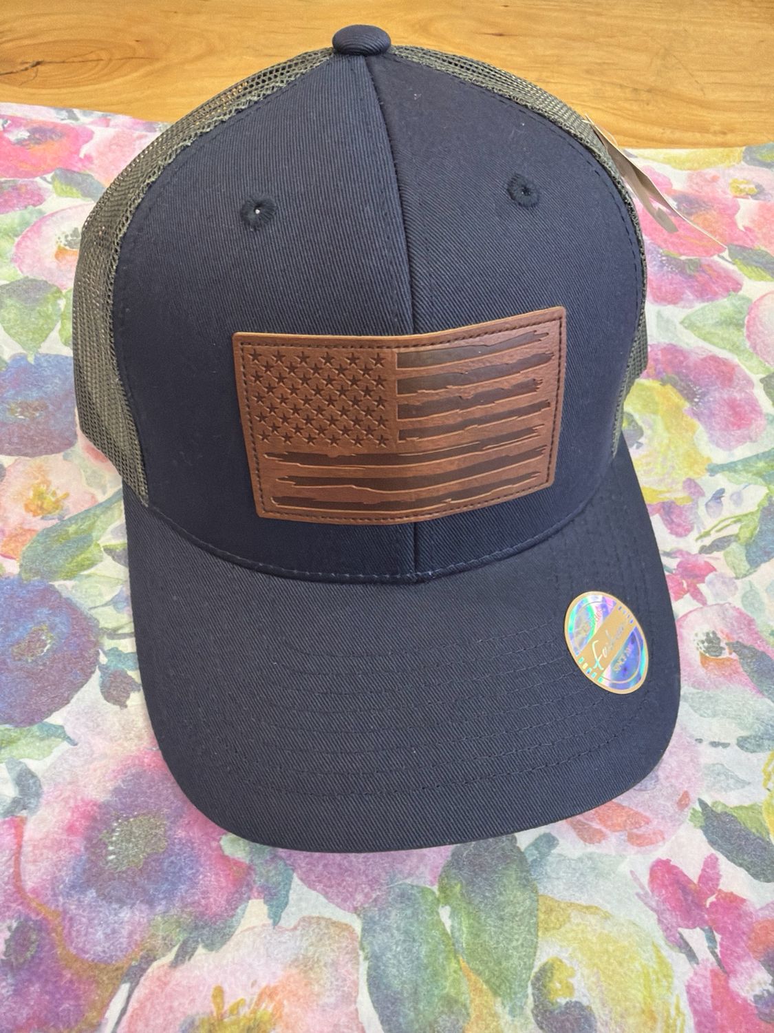 USA American Flag Patch Mesh Trucker Hat USA American Flag Patch Mesh Trucker Hat