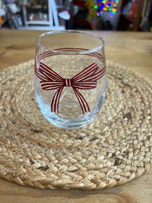 Bow Stemless Wine Glass