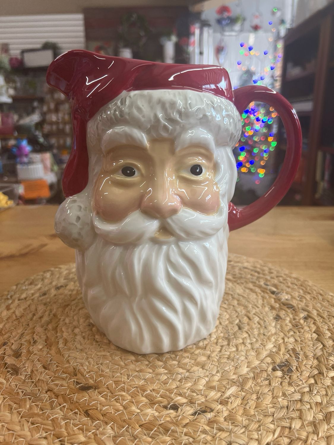 Vintage Look Santa Pitcher Vintage Look Santa Pitcher