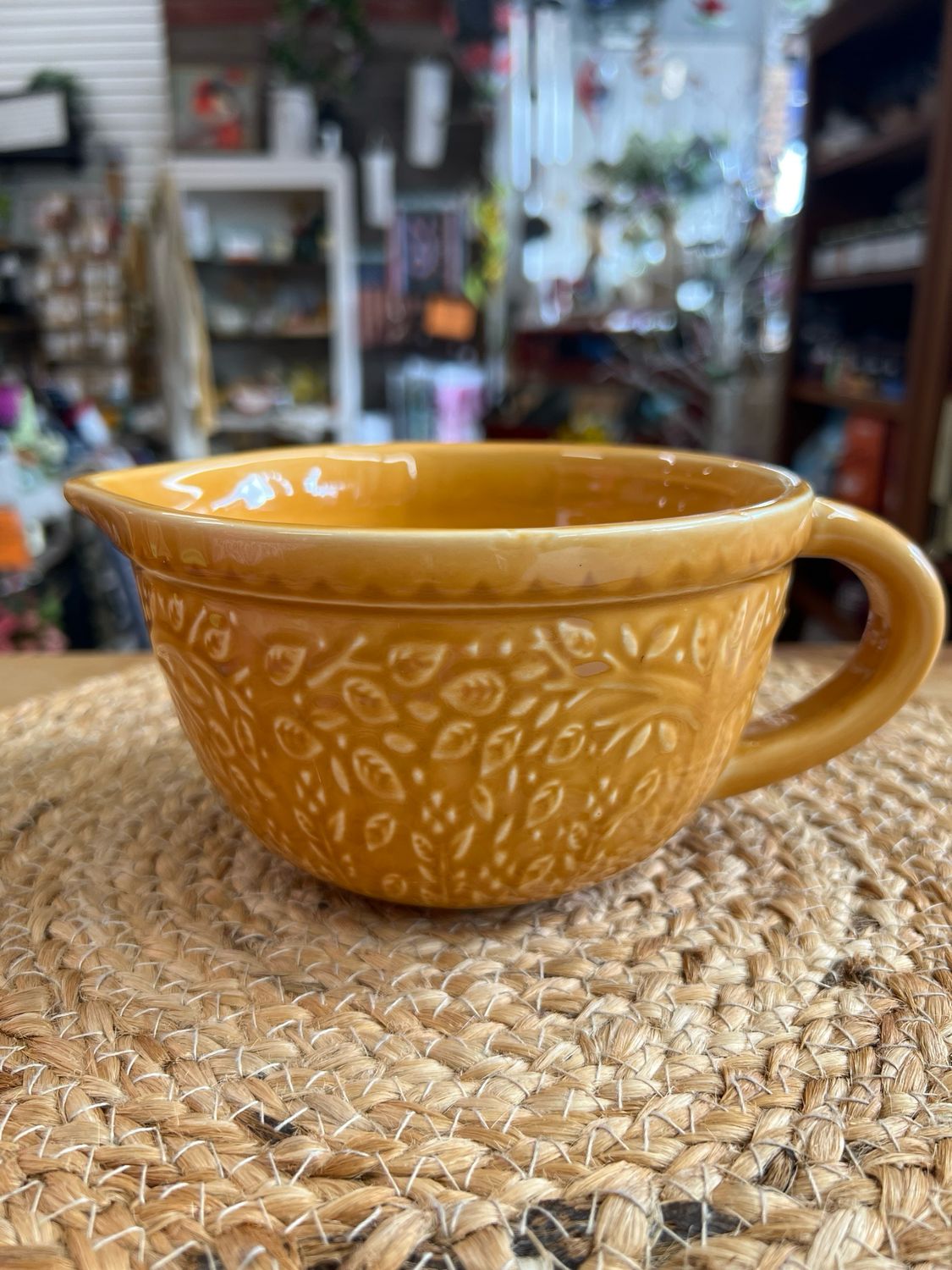 Saffron Leaf Mixing Bowl