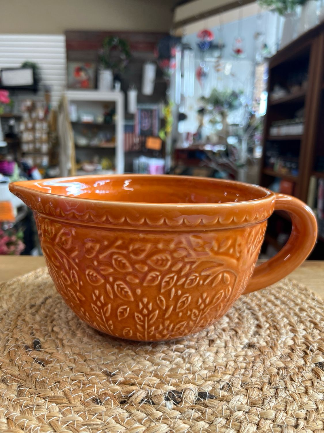 Spicy Orange Embossed Mixing Bowl Spicy Orange Embossed Mixing Bowl