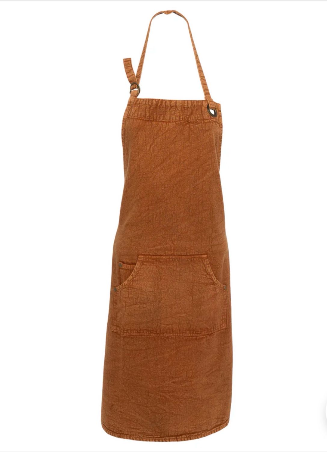 Stonewashed Rust Apron Stonewashed Rust Apron