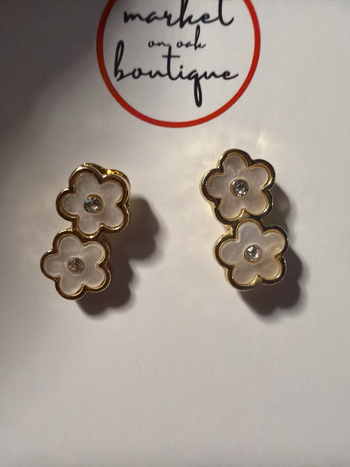 Double Daisy Stud Earrings Double Daisy Stud Earrings