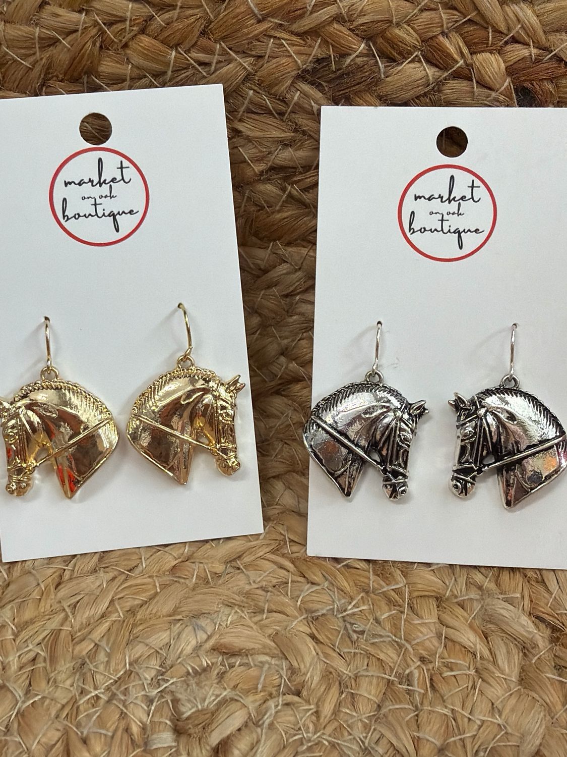 Horse Head Drop Earrings Horse Head Drop Earrings