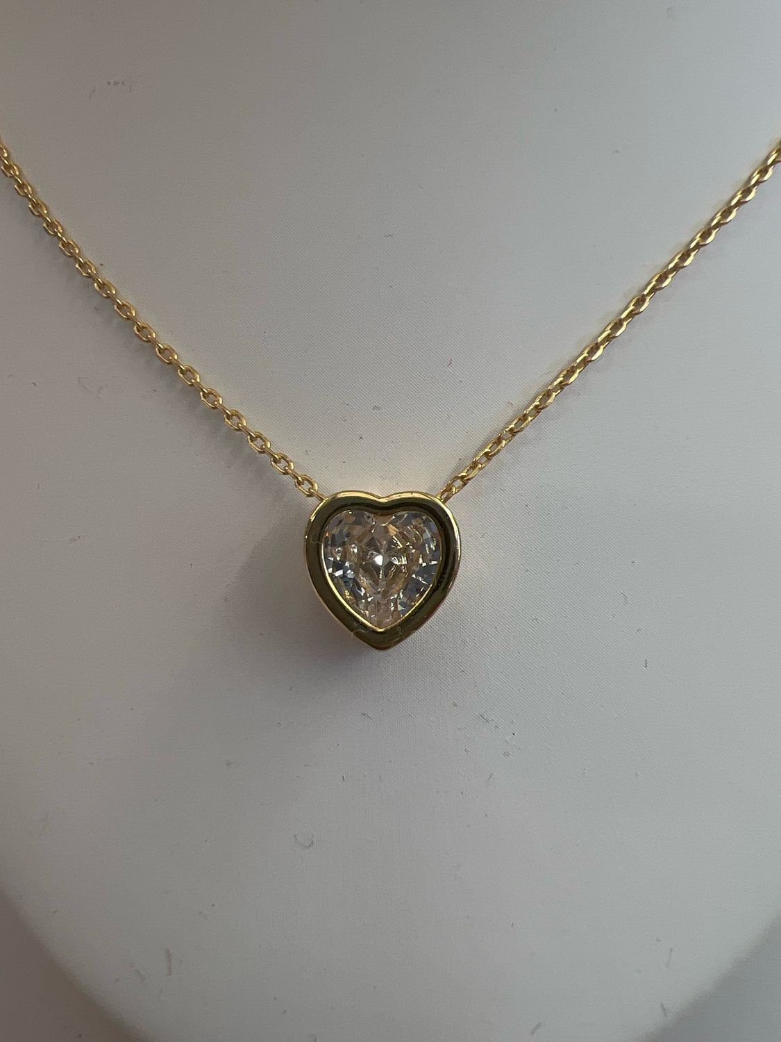 Rhinestone Heart Necklace Rhinestone Heart Necklace