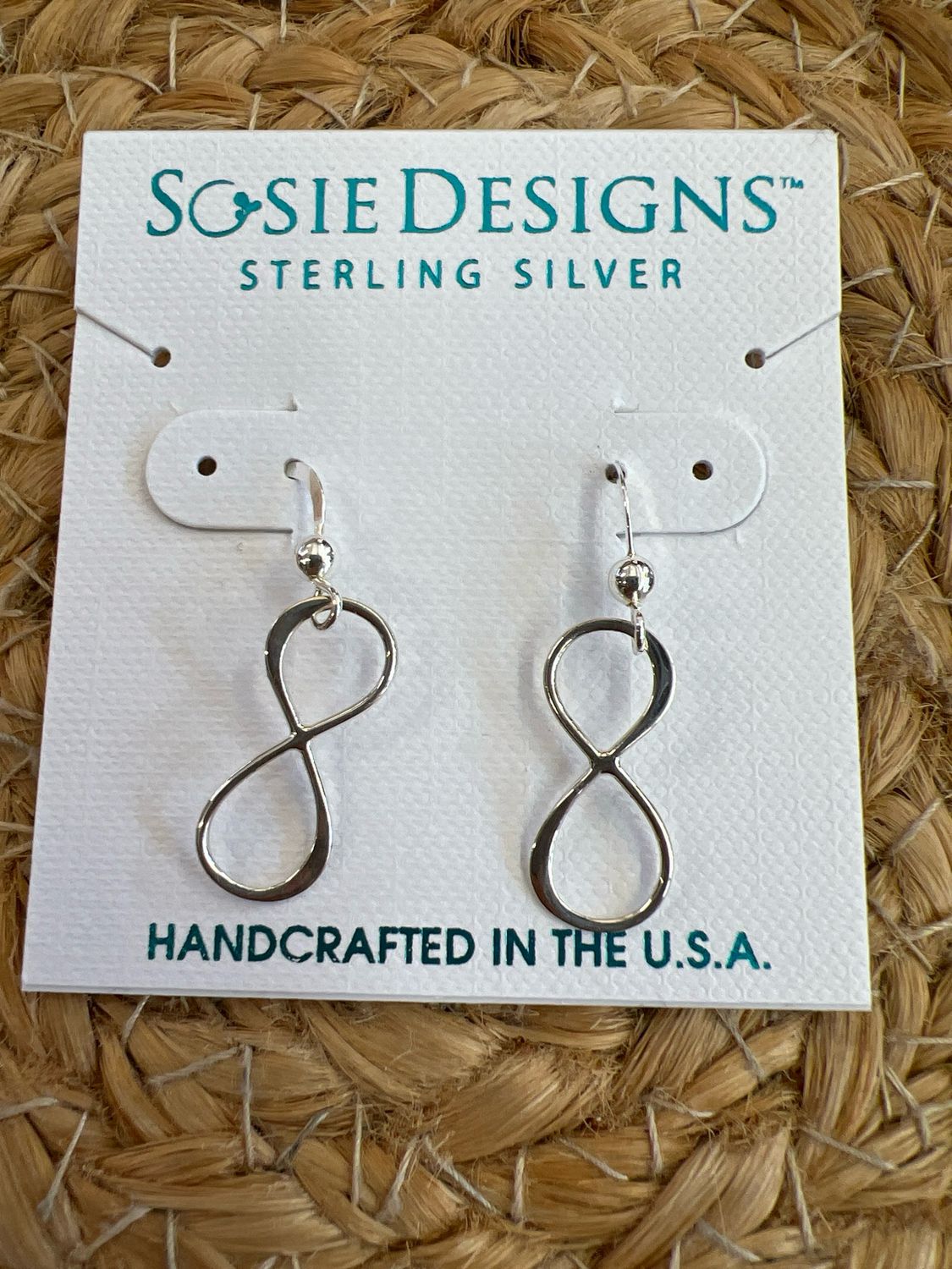 Sterling Silver Infinity Earrings Sterling Silver Infinity Earrings