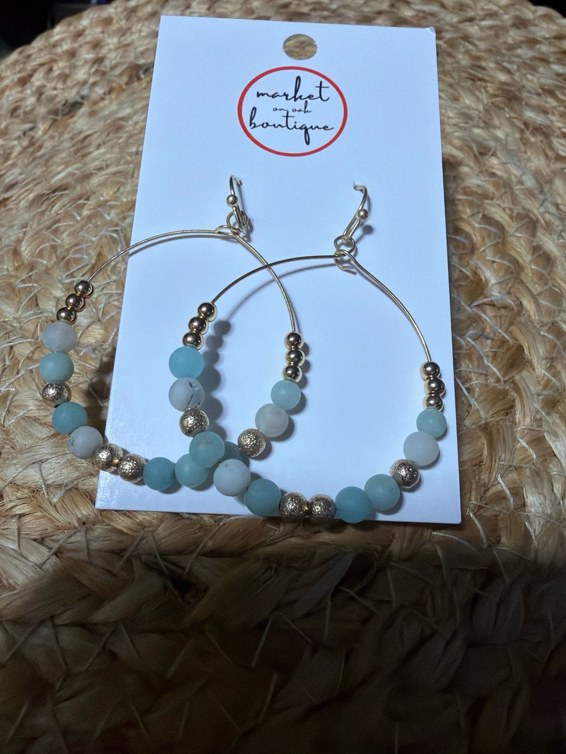 Round Beaded Earrings Round Beaded Earrings