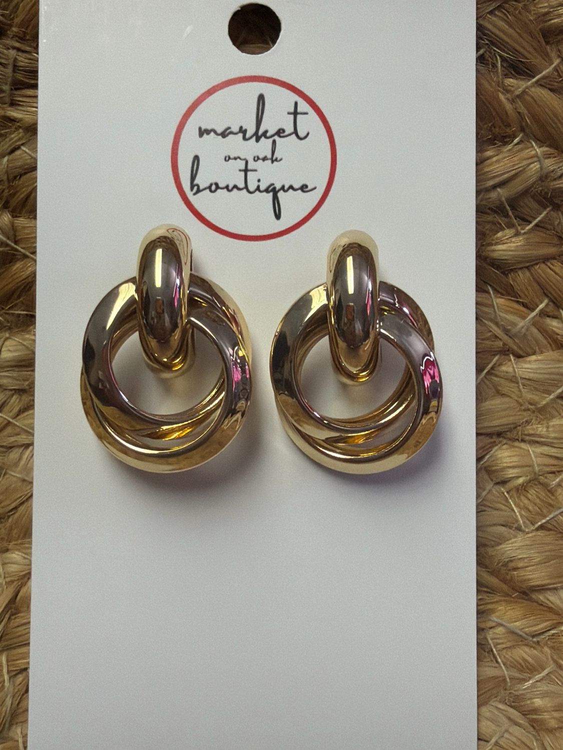 Golden Knot Earrings Golden Knot Earrings