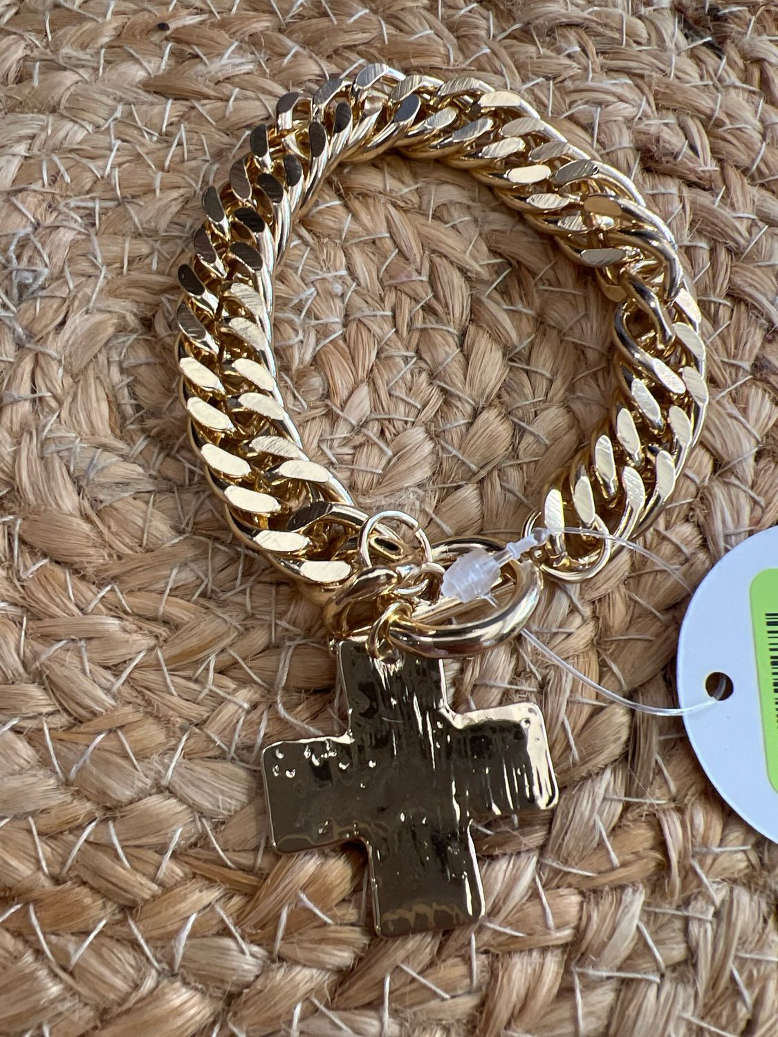 Chunky Square Cross Bracelet Chunky Square Cross Bracelet