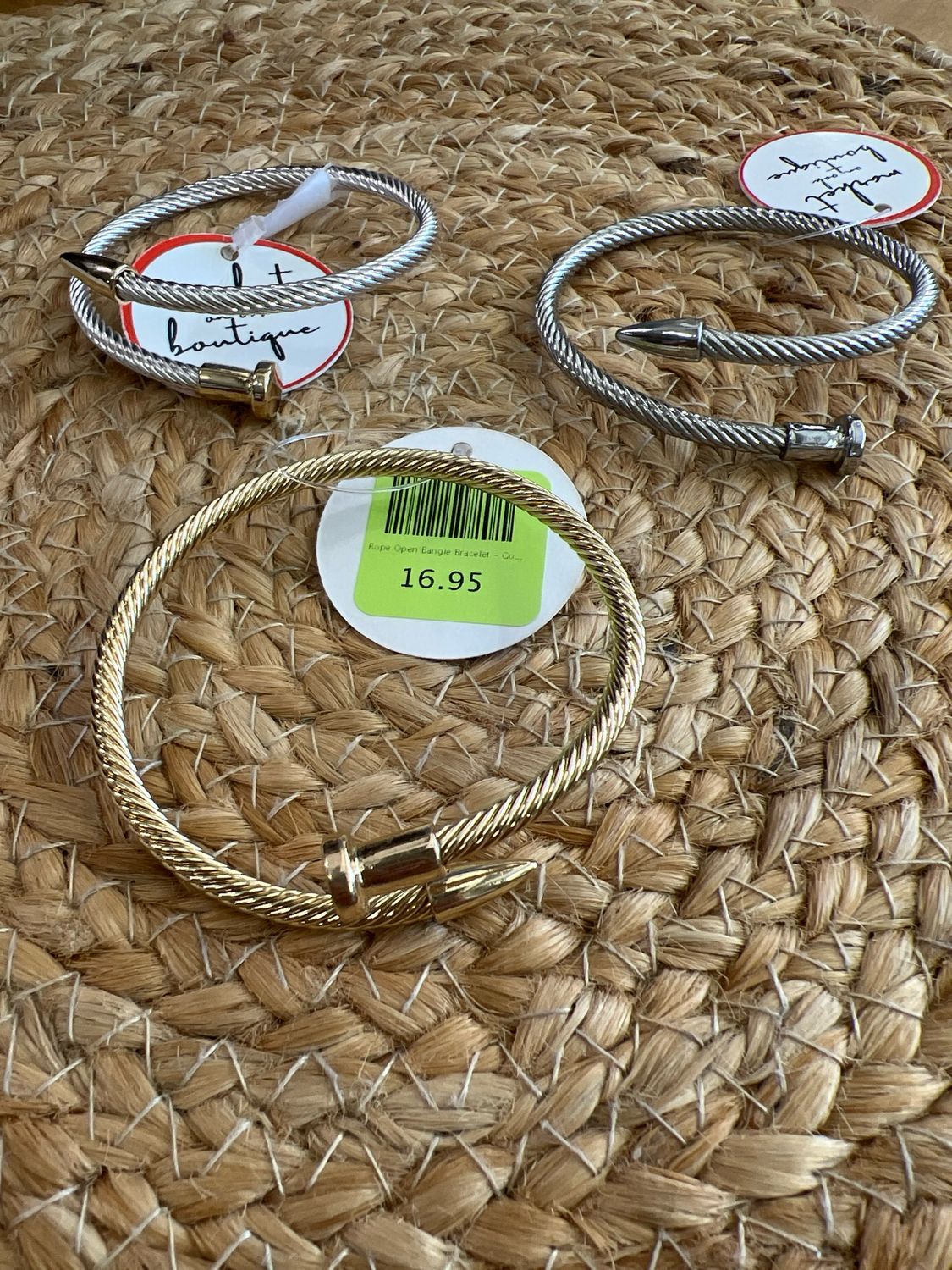 Rope Open Bangle Bracelet Rope Open Bangle Bracelet