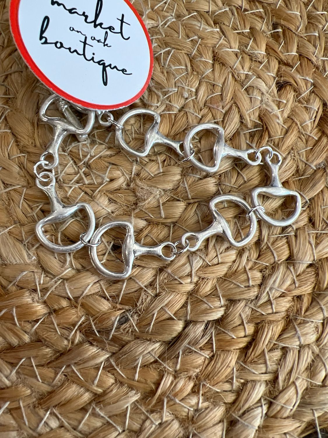 Silver Horse Bit Bracelet Silver Horse Bit Bracelet