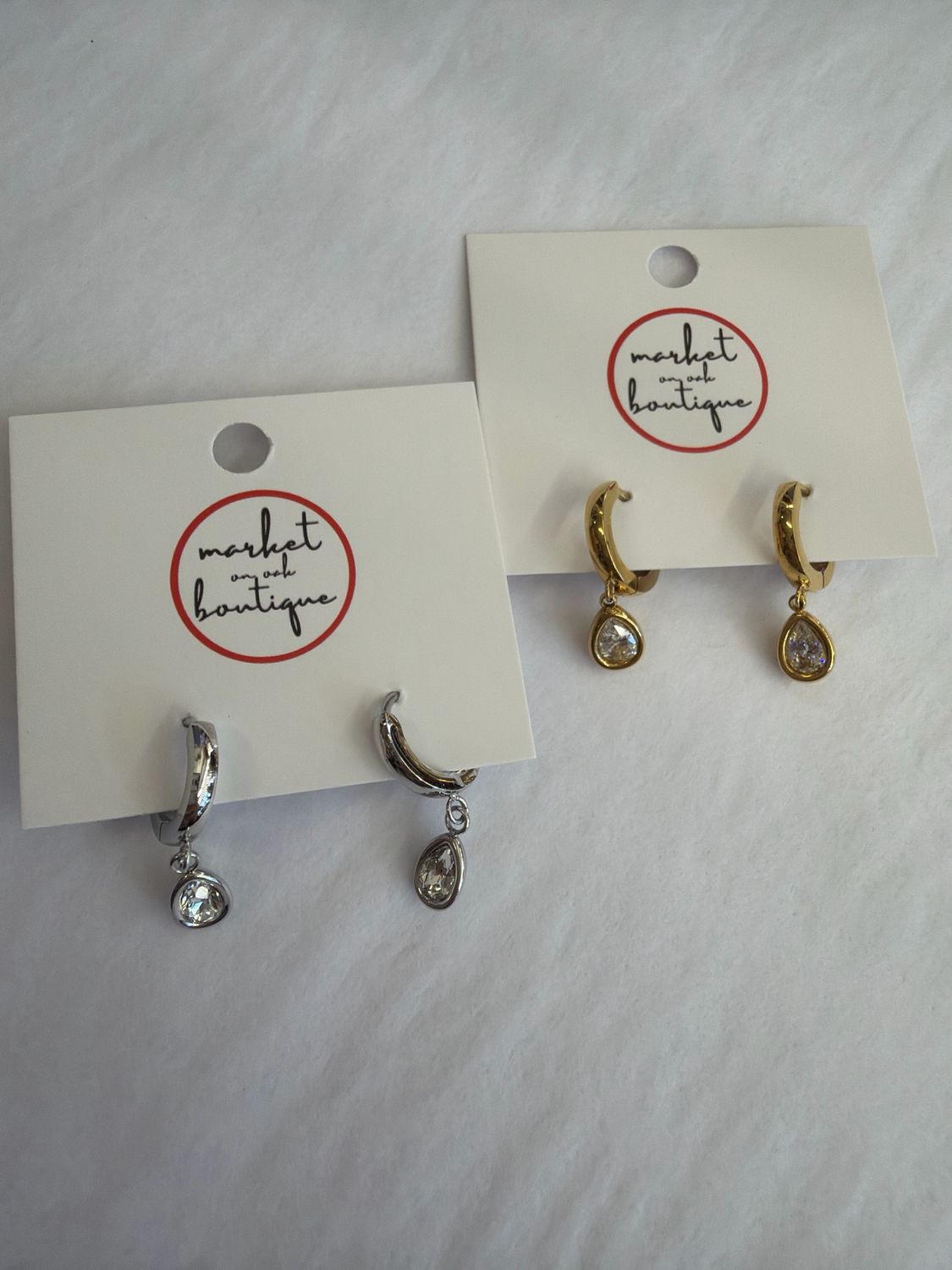 Closed Loop Teardrop Earrings Closed Loop Teardrop Earrings