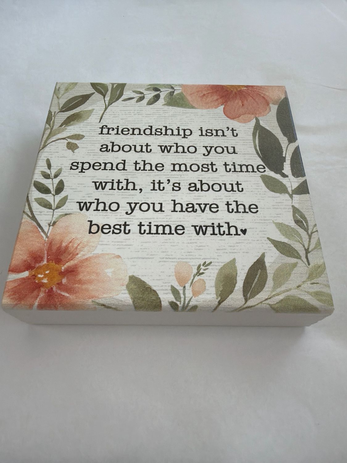 Friendship Block Sign Friendship Block Sign