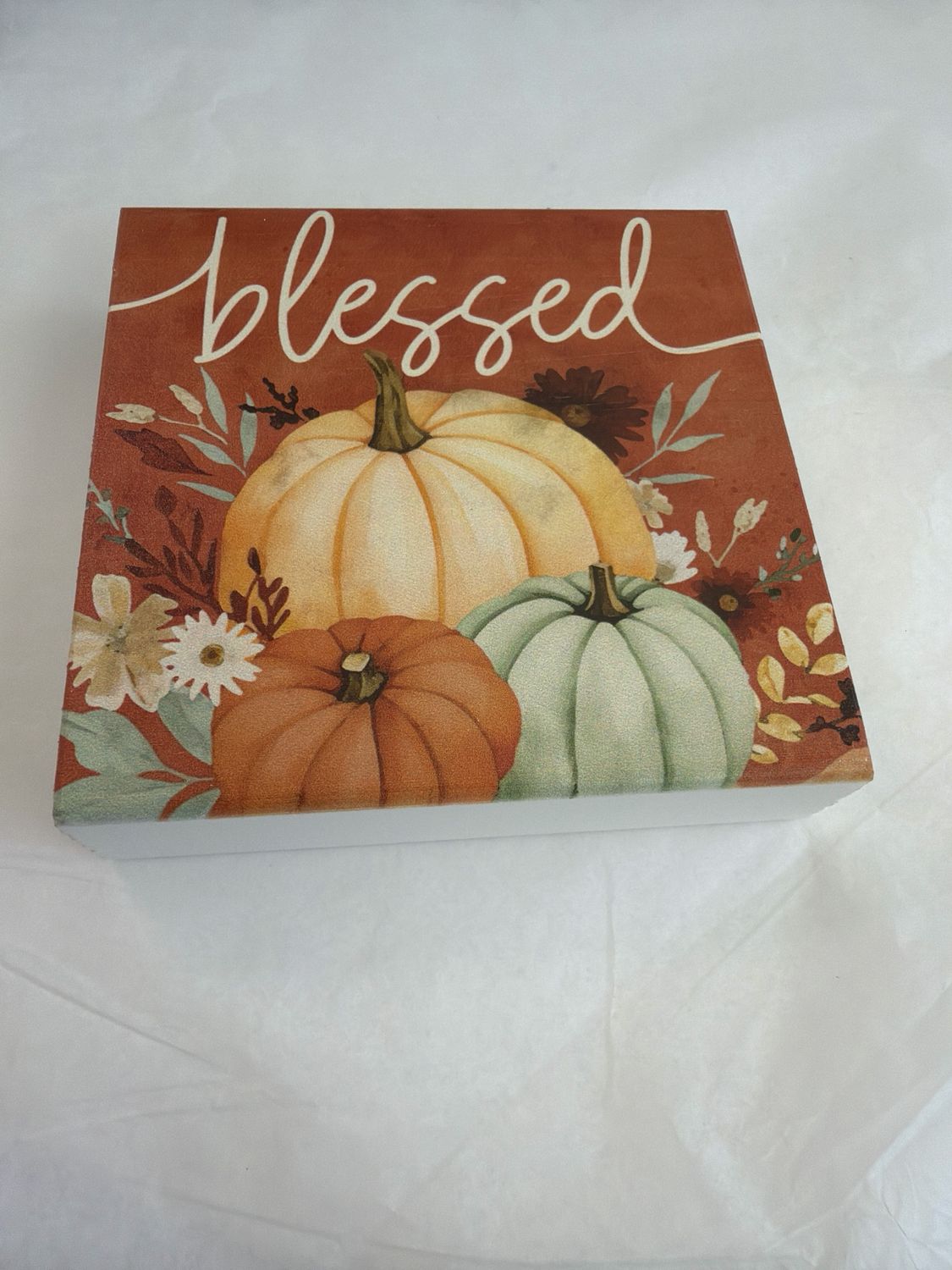 Blessed Rust Pumpkin Sign Blessed Rust Pumpkin Sign