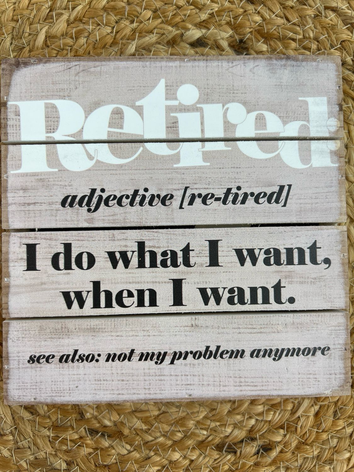 Retired Definition Sign Retired Definition Sign