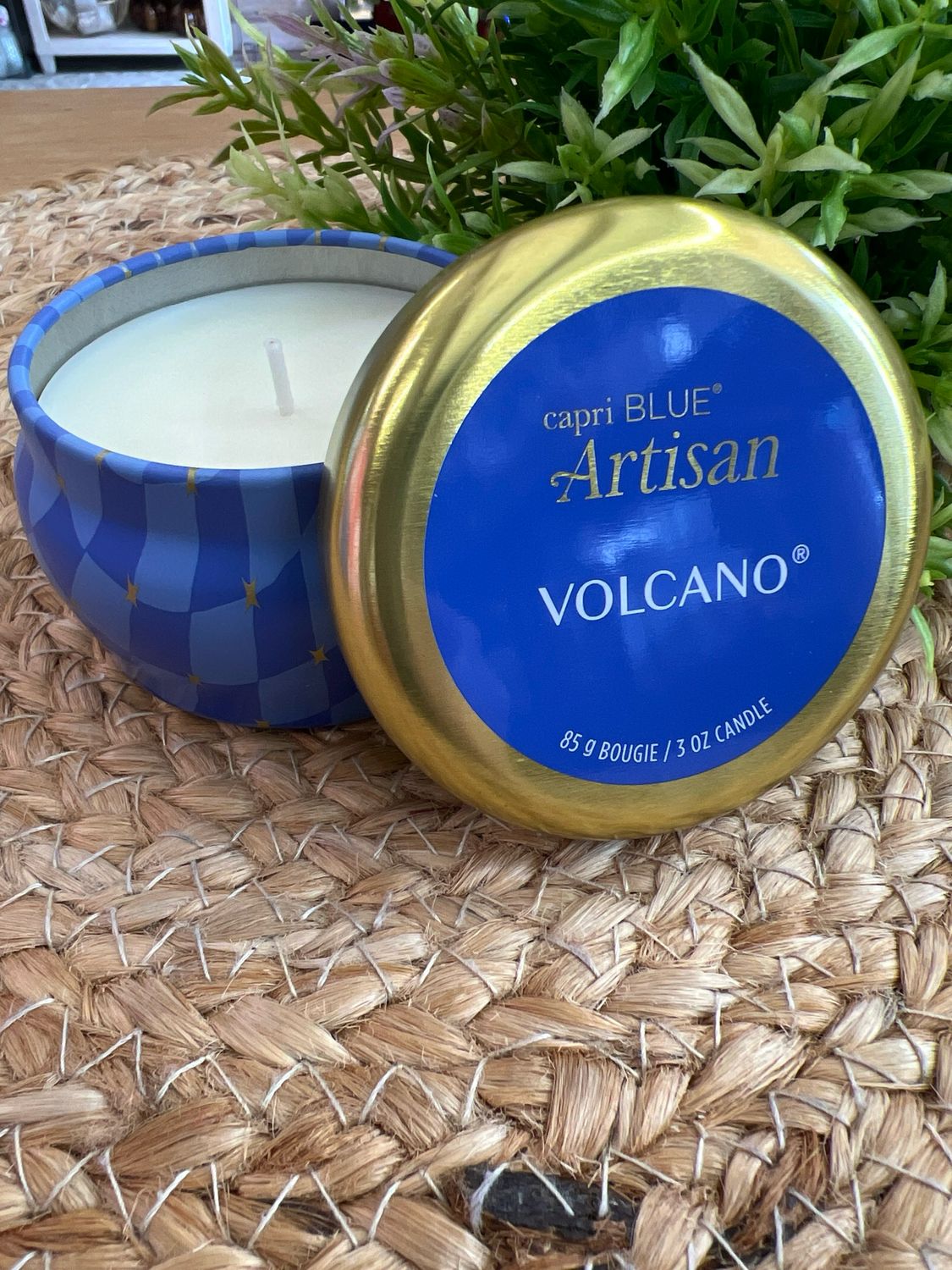 Volcano Artisan Bazaar Mini Tin Candle Volcano Artisan Bazaar Mini Tin Candle