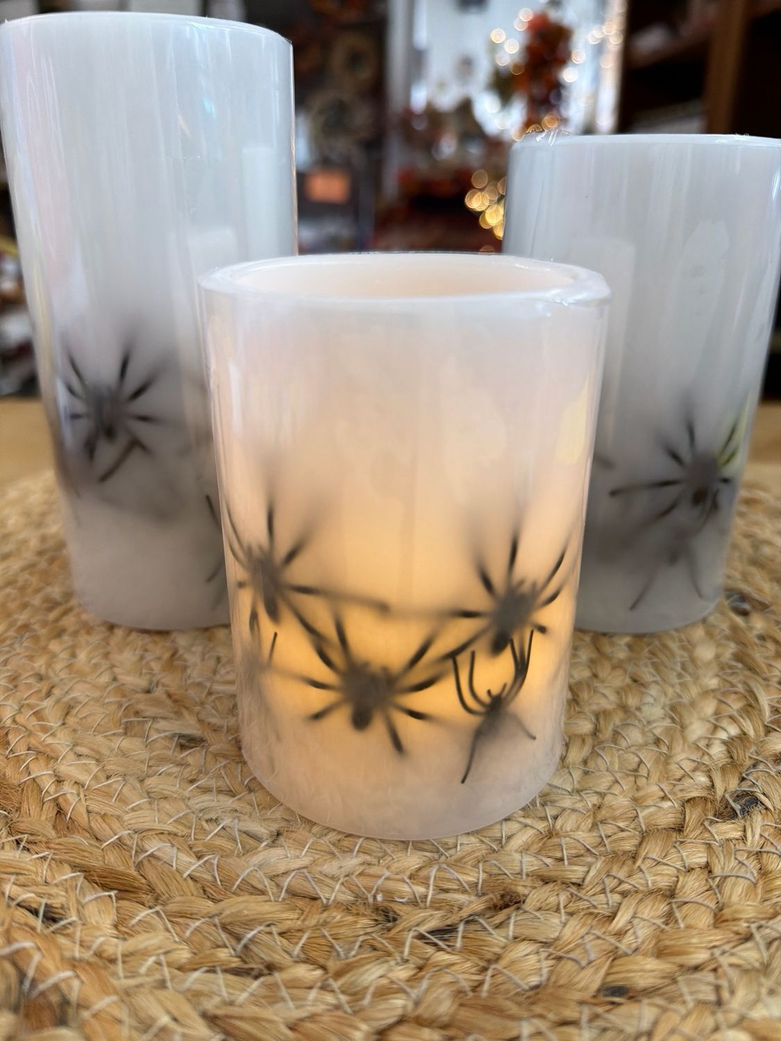 Spider Wax LED Flicker Flame Candle Spider Wax LED Flicker Flame Candle