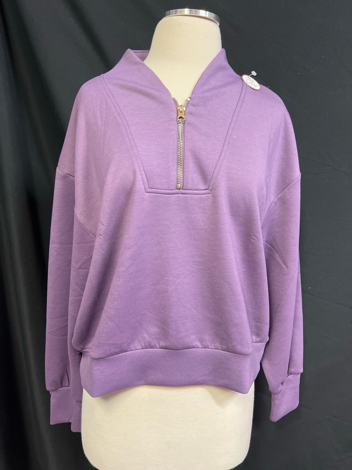 Scuba 1/2 Zip Pullover - Lt Eggplant Scuba 1/2 Zip Pullover - Lt Eggplant
