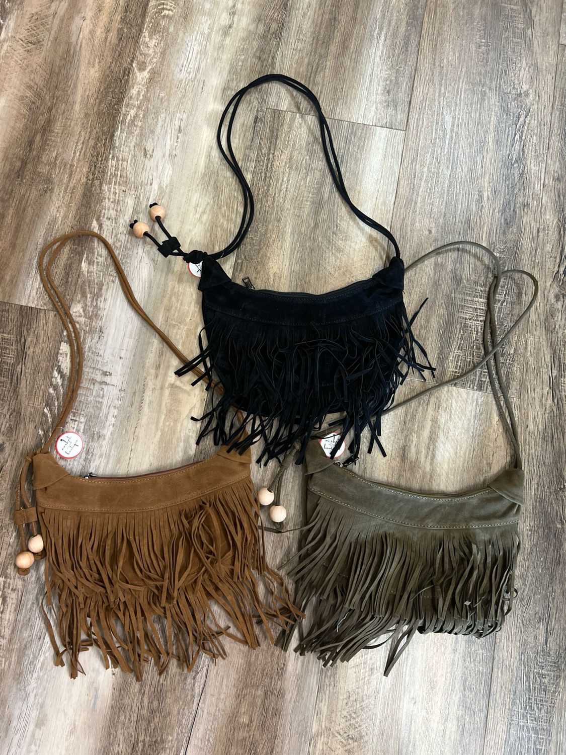 Suede Fringe Cross Body Bag Suede Fringe Cross Body Bag