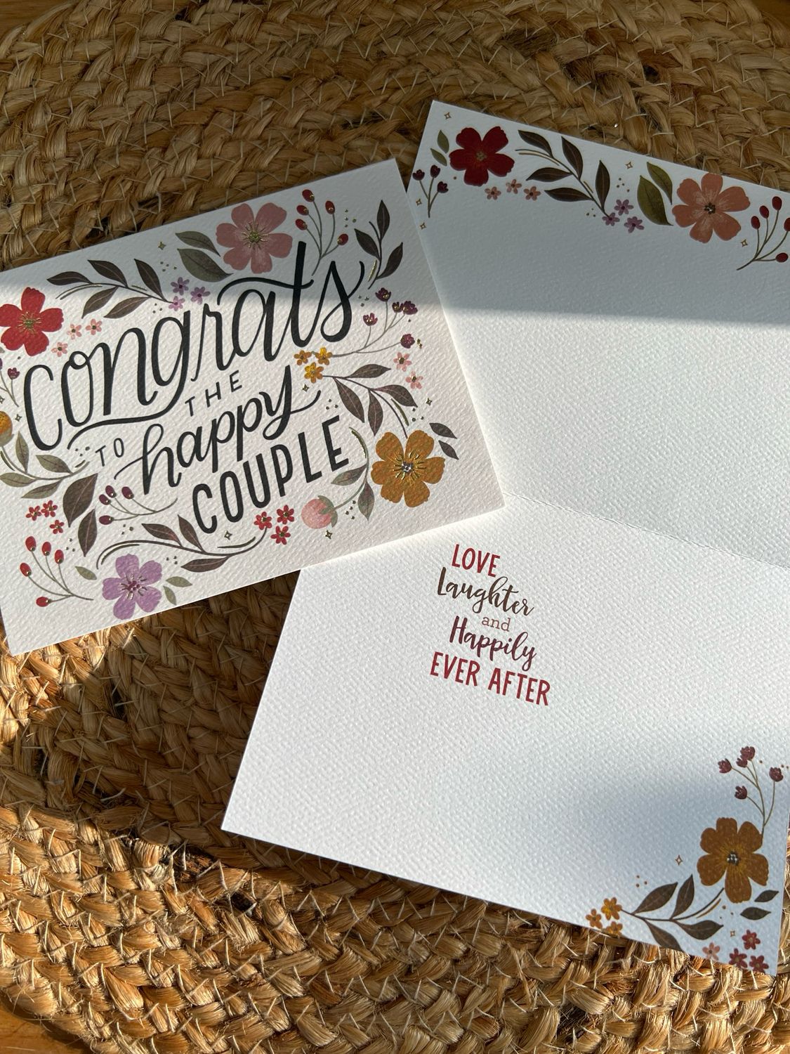 Happy Couple Wedding Card Happy Couple Wedding Card