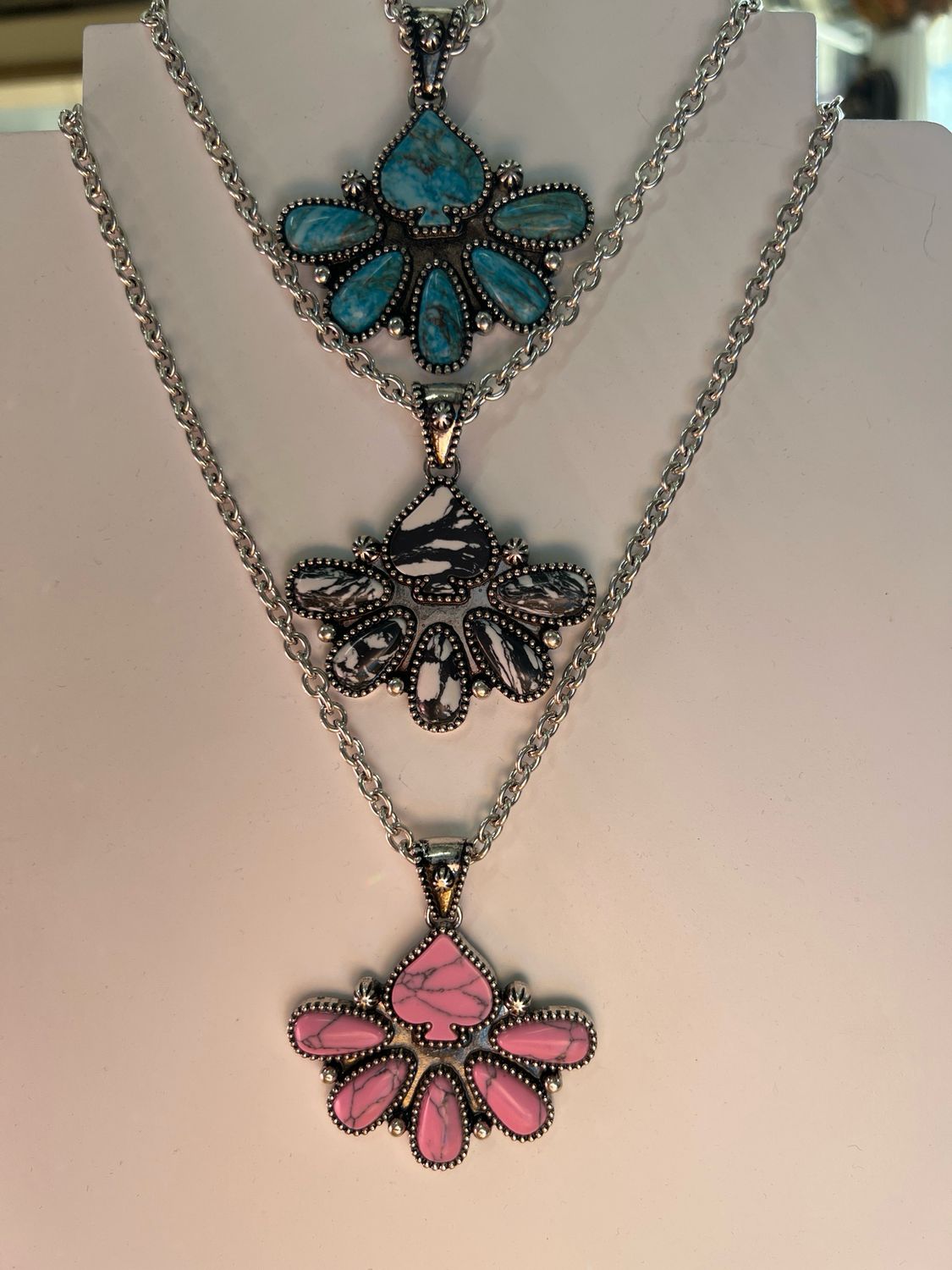 Western Spade Turquoise Pendant Western Spade Turquoise Pendant