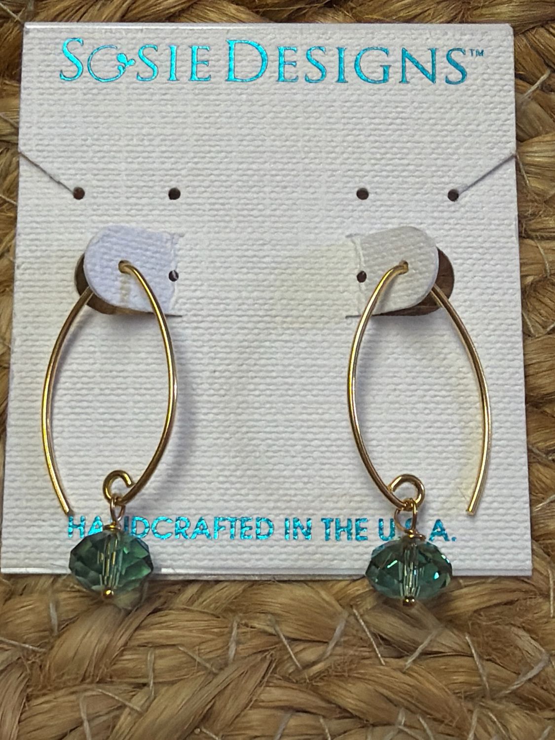 Marquis Erinite Crystal Earrings Marquis Erinite Crystal Earrings