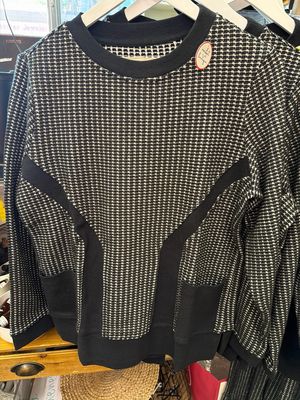 Wild Palms Black &amp; Pearl Crew Shirt