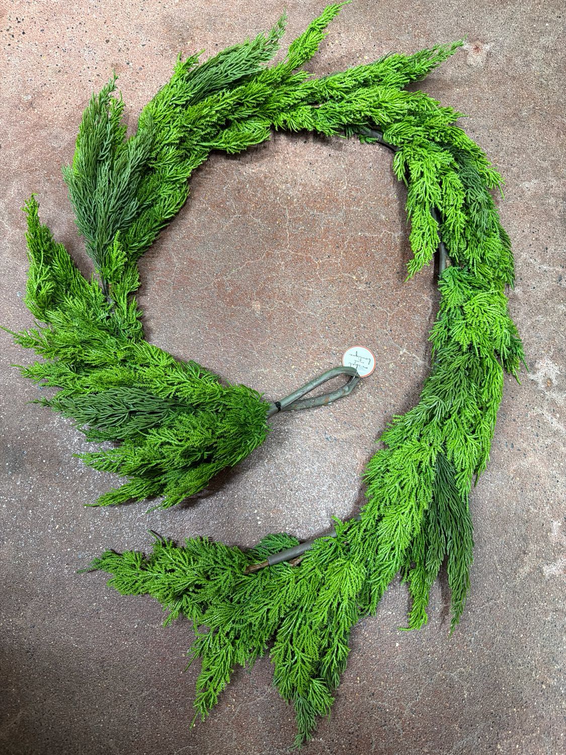 5' Fresh Green Cedar Garland