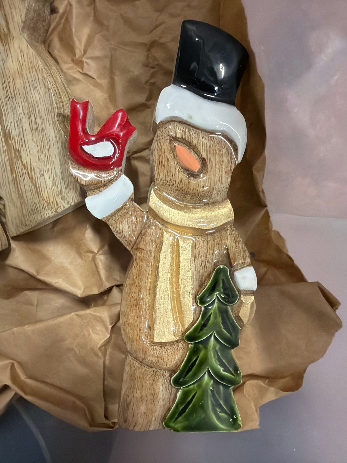 8" Flurry Enameled Snowman 8" Flurry Enameled Snowman