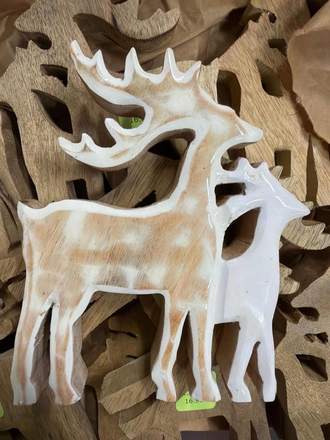 Wood & Enamel Reindeer Set Wood & Enamel Reindeer Set