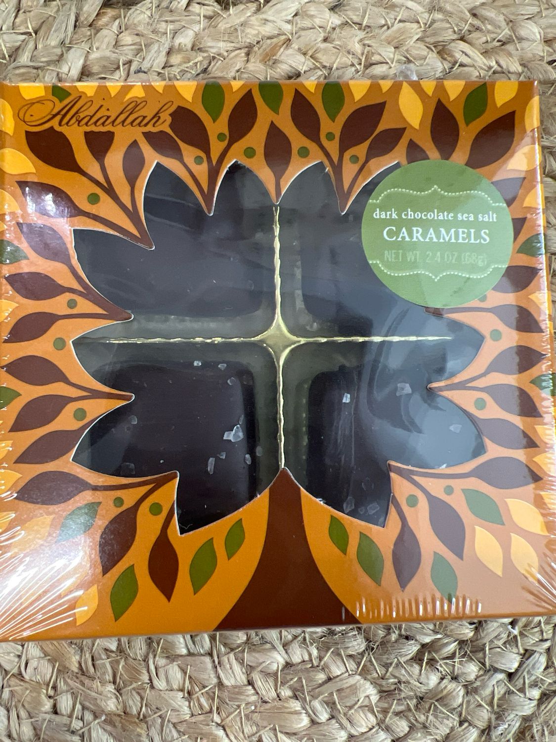 Abdallah 2.4oz Sea Salt Caramel Box Abdallah 2.4oz Sea Salt Caramel Box