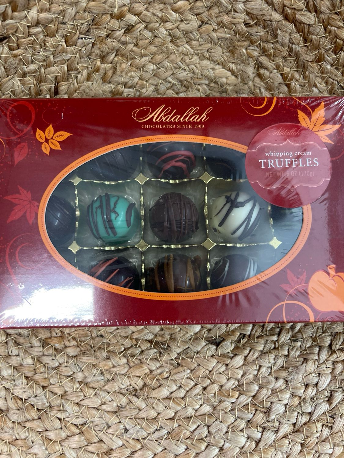 Abdallah 6oz Fall Whipping Cream Truffles