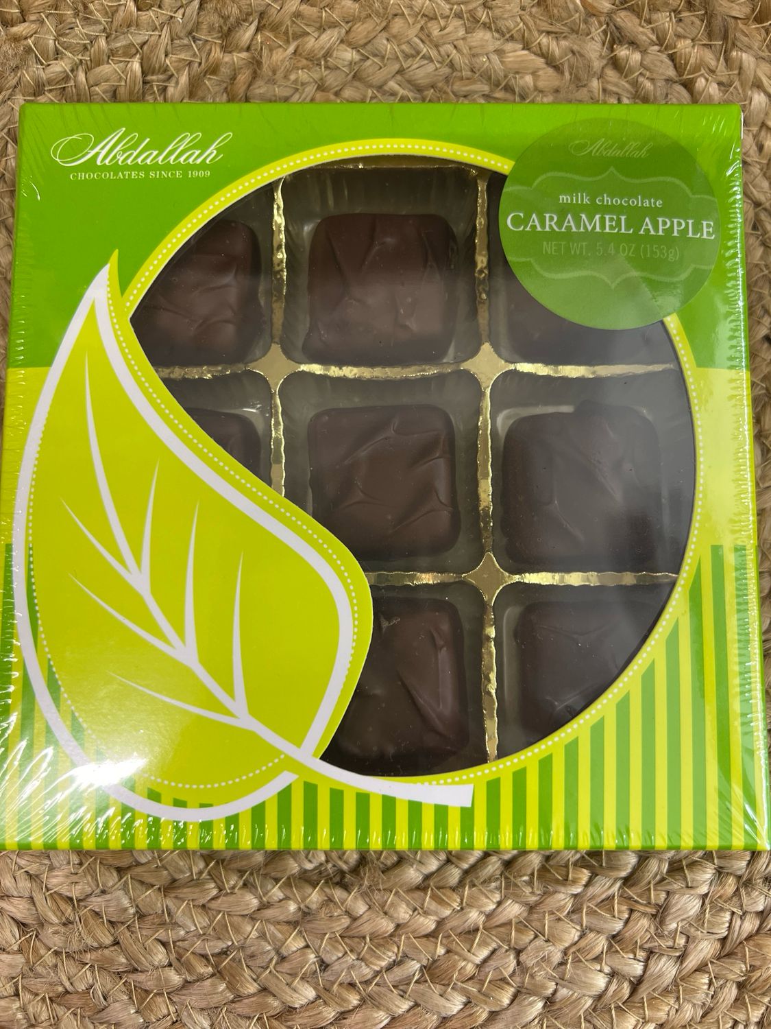 Abdallah 5.4oz Chocolate Caramel Apple Caramels Abdallah 5.4oz Chocolate Caramel Apple Caramels