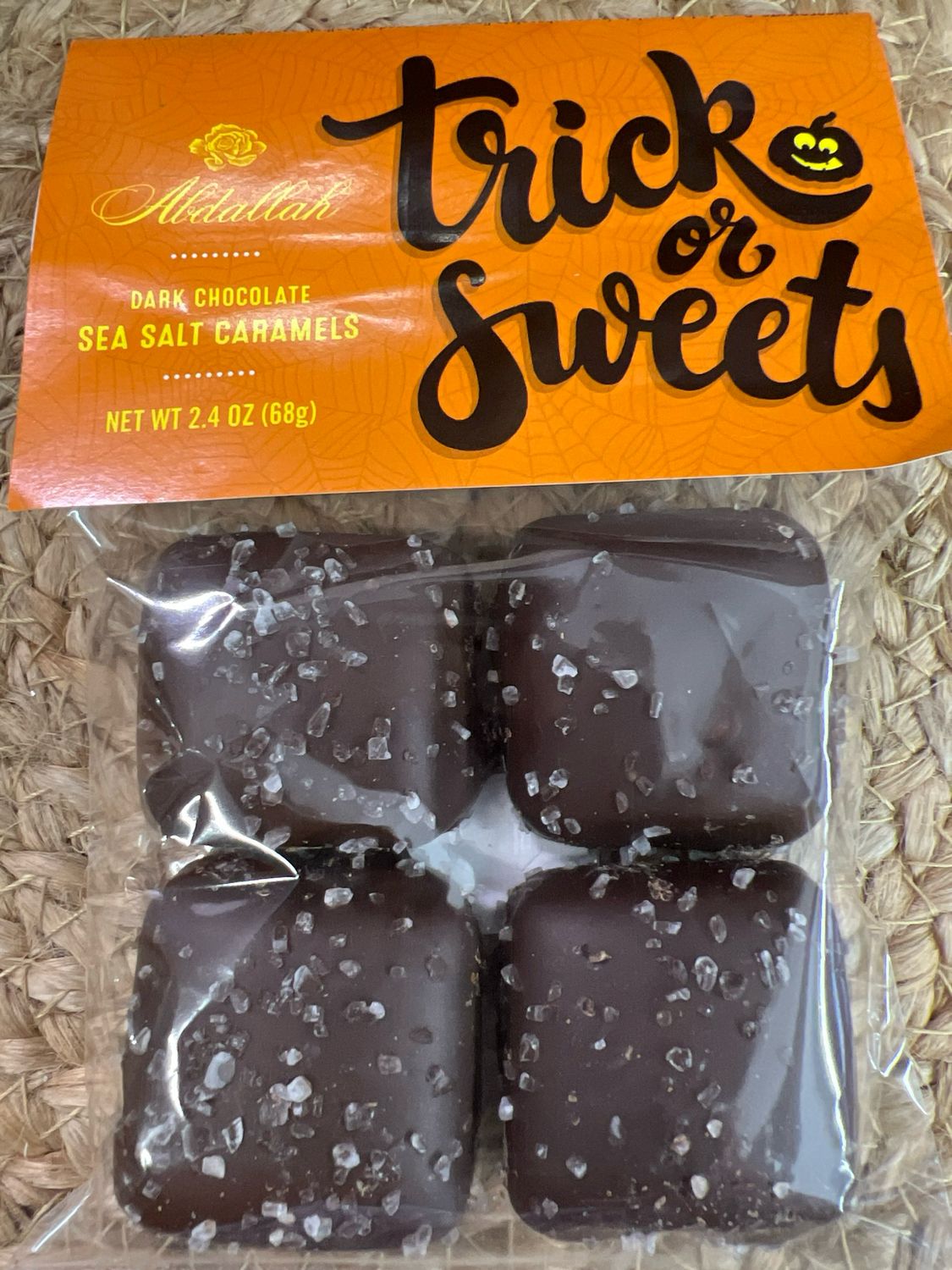 Abdallah 2.4oz Trick or Sweets Sea Salt Caramels Abdallah 2.4oz Trick or Sweets Sea Salt Caramels