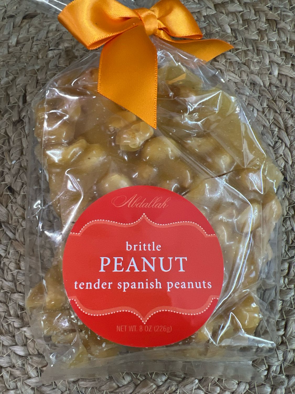 Abdallah 8oz Bag Peanut Brittle Abdallah 8oz Bag Peanut Brittle
