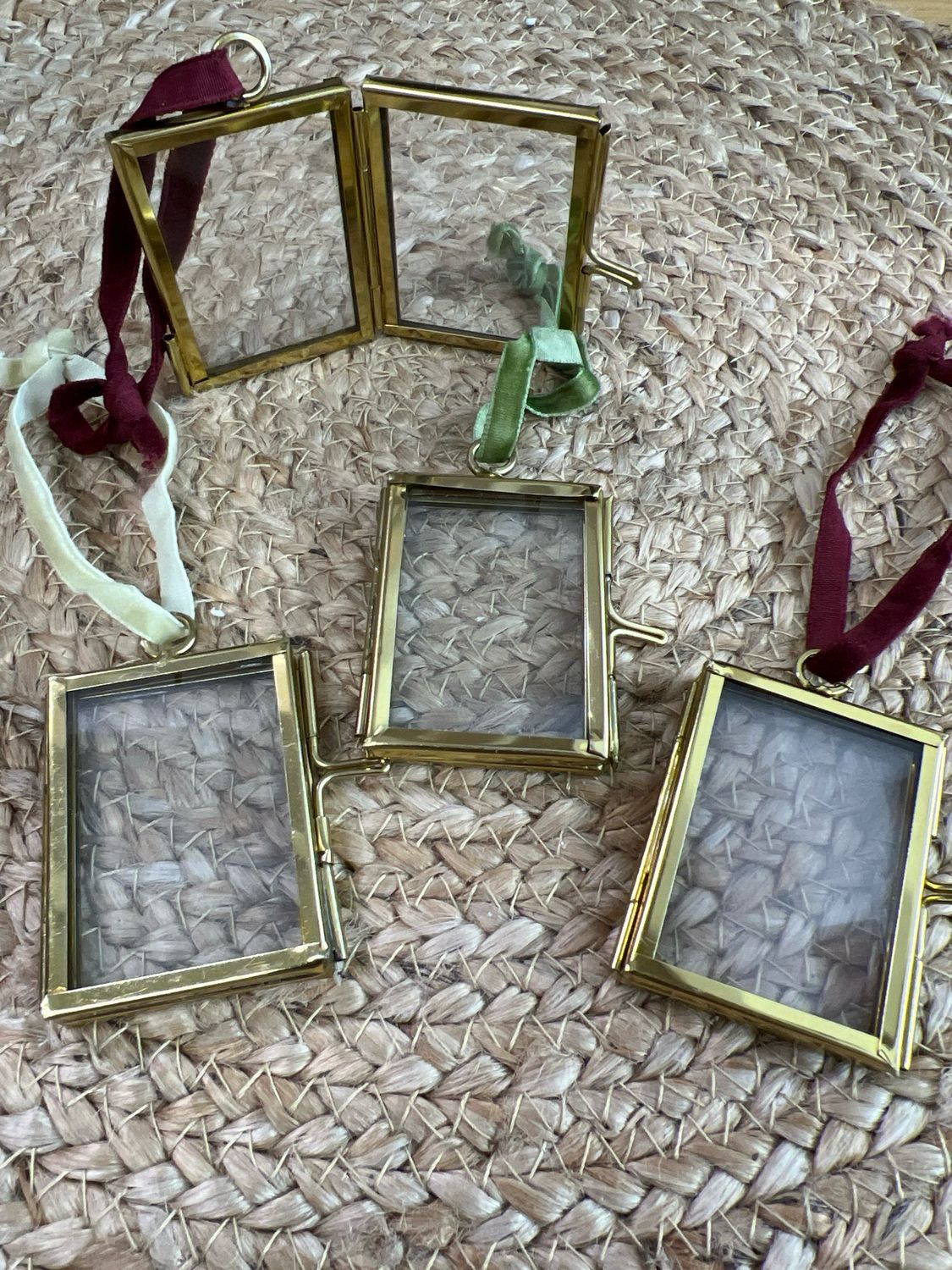 Brass & Glass Photo Hanger Brass & Glass Photo Hanger